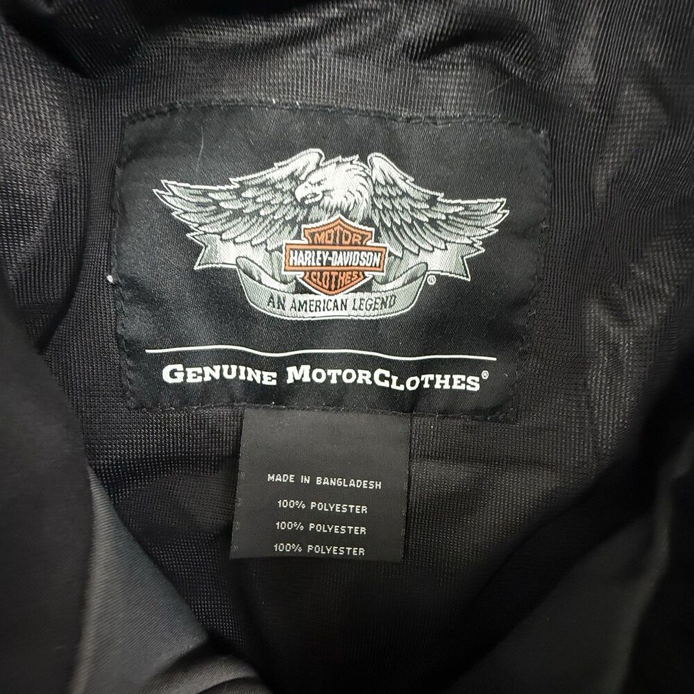 Harley Davidson Ridgeway Colorblocked Waterproof Riding Jacket Men Size Large - Picture 10 of 16